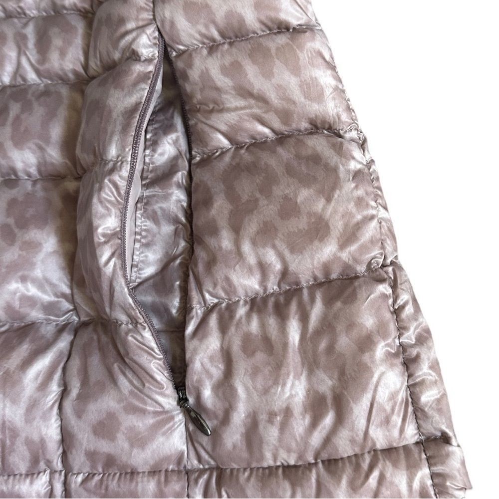 Calvin Klein Packable Down Filled Leopard Mauve H… - image 6